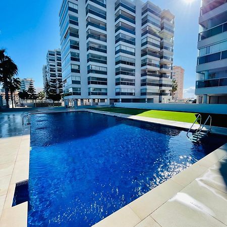 Apartamento En Primera Linea Con Vistas A La Playa Ensenada Del Esparto Del Residencial Vina Del Mar Apartman La Manga del Mar Menor Kültér fotó