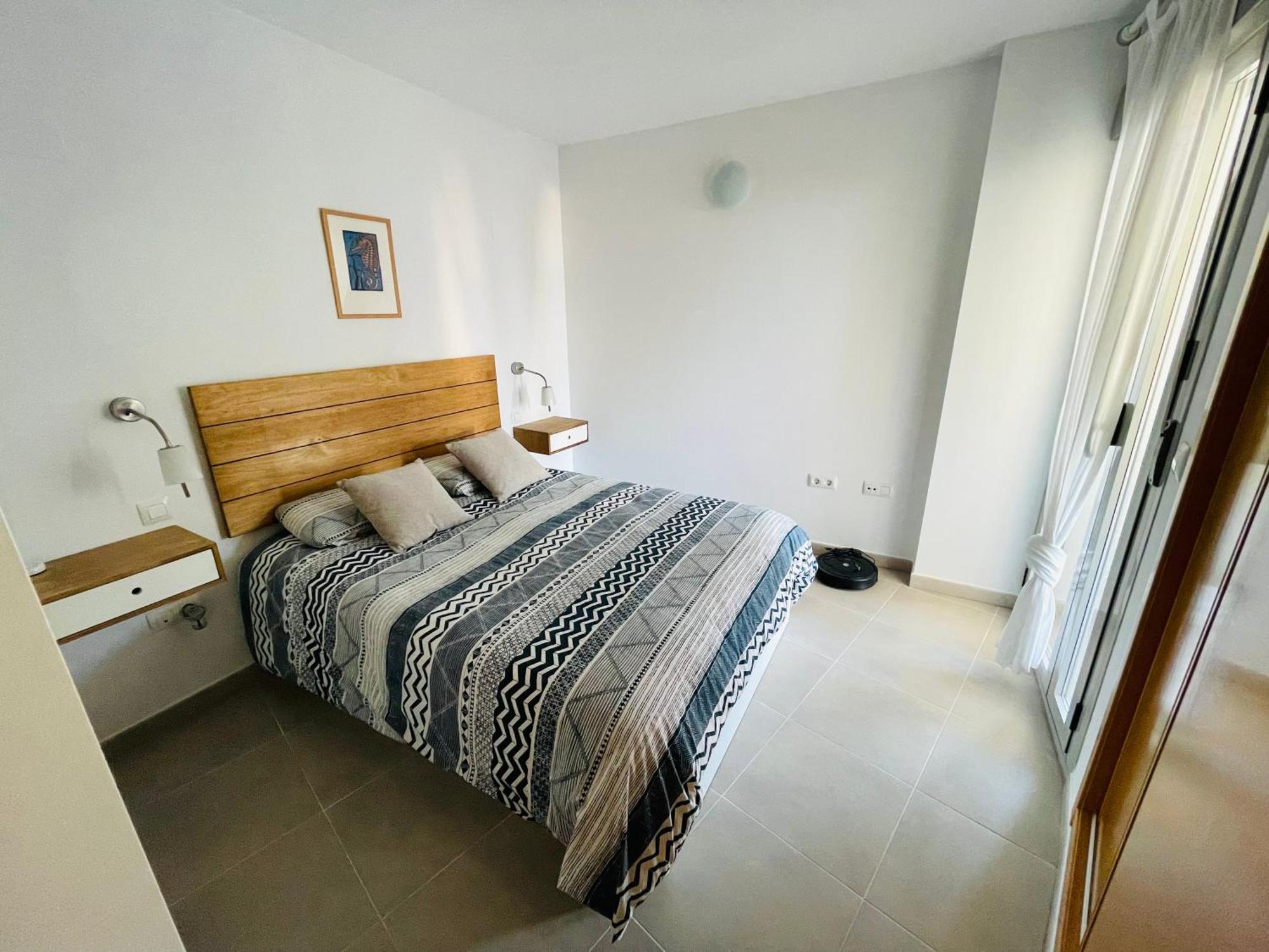 Apartamento En Primera Linea Con Vistas A La Playa Ensenada Del Esparto Del Residencial Vina Del Mar Apartman La Manga del Mar Menor Kültér fotó